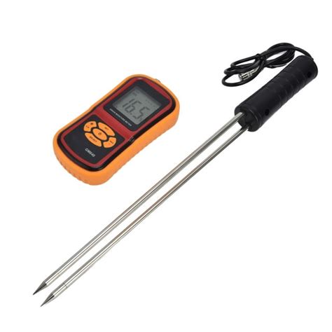 how does electronic moisture meter measure content of grain|portable grain moisture meter.